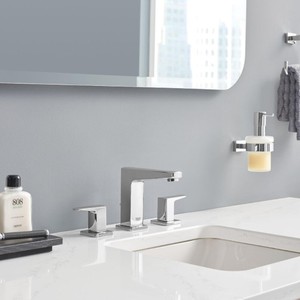 lot 472 image: Grohe Tallinn 8 in. Widespread 2-Handle Bathroom Faucet in StarLight Chrome