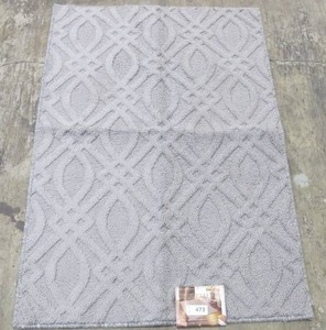 lot 473 image: Mohawk Home Sculpted Allure 30 in x 45 in Grey Area Rug