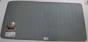 lot 492 image: Mohawk Home 20 In X 42 In Heritage Gray Anti-Slip Kitchen Mat