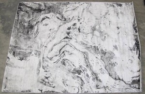 lot 504 image: Gertmenian Tempo Area Rug 5 Ft. 3 in x 7 Ft. Elena Grey Designer Inspired