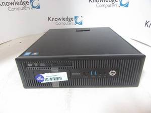 lot 7 image: HP&nbspEliteDesk 800 G1 SFF&nbspINTEL(R) CORE(TM) I5-4570 CPU  3.20GHZ 8GB RAM 500GB HD 