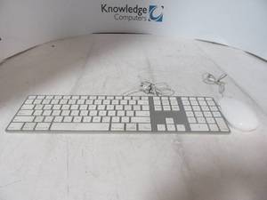 lot 56 image: Apple Full size Keyboard & Mouse