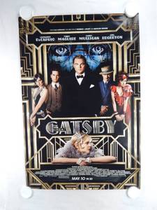 lot 9 image: 2013 The Great Gatsby Double Sided Original Advance Movie Theater Poster