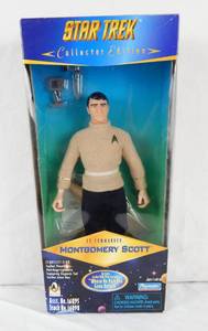 lot 44 image: Vintage 1996 Playmates Star Trek Collector Edition Lt. Montgomery Scott Action Figure
