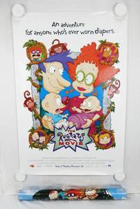lot 13 image: Vintage 1998 The Rugrats Movie and 2003 Rugrats Go Wild Double Sided Original Advance Movie Theater Poster Set