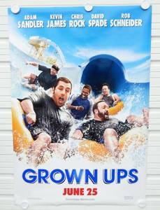 lot 38 image: 2010 Grown Ups Large Double Sided Original Advance Bus Shelter Style Poster