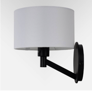 Project 62 Black Wall Lamp Sconce-Black