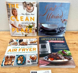 Lot of 4 Cooking Books Air Fryer Instant Pot