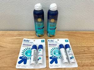 Lot of Adult and Childrens Sunscreen
