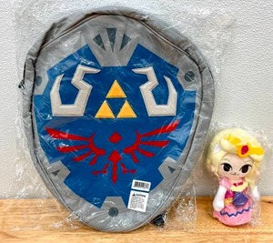 Legend of Zelda Shield Backpack and Princess Plush