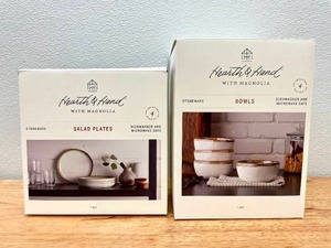 Hearth and Hand Stoneware Matching Bowls and Salad Plates