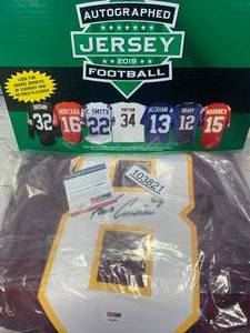 Certified Authentic Kirk Cousins Autographed Redskins Jersey COA