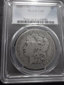 1889 CC Morgan Silver Dollar