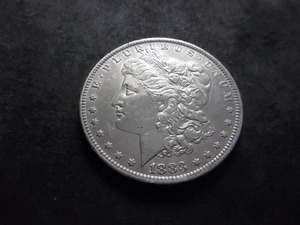 1883 O Morgan Silver Dollar