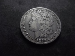 1883 S Morgan Silver Dollar