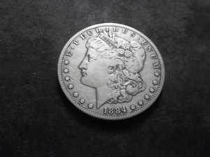 1884 S Morgan Silver Dollar