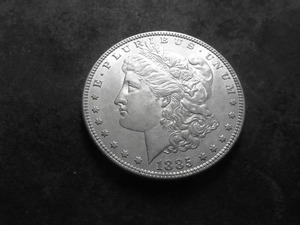 1885 Morgan Silver Dollar