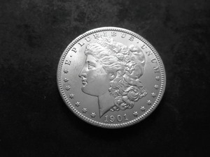 1901 O Morgan Silver Dollar