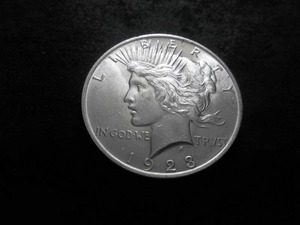 1923 Peace Silver Dollar