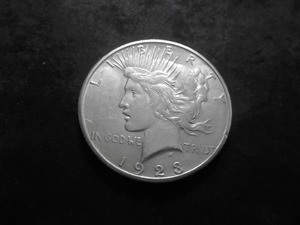 1923 S Peace Silver Dollar