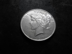 1927 D Peace Silver Dollar