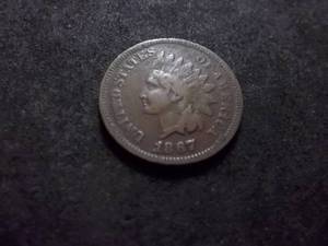 1867 Indian Head Cent