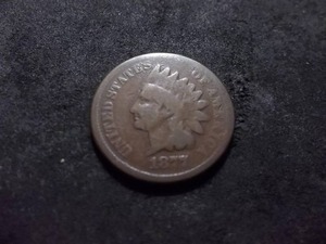 1877 Indian Head Cent