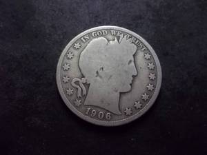 1906 Barber Half Dollar