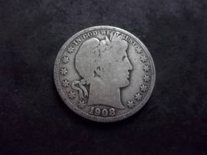 1908 Barber Half Dollar