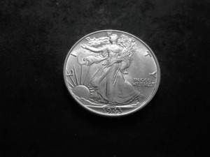 1943 D Walker Half Dollar