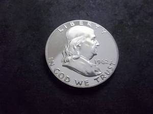1962 Franklin Half Dollar Proof