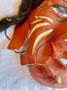 Pressed Paper Mask from the 1930s 1940s