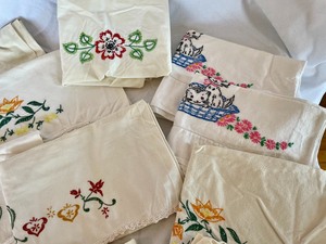 Hand Stitched Pillow Cases and More