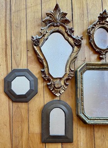 Lot of Small Framed Mirrors