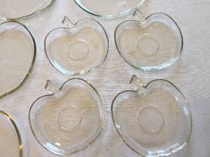 Glass Apple Plates