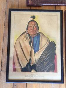 Vintage Native American Framed Art