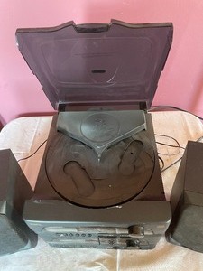 GPX 3 CD Carousel Changer Stereo and Speakers