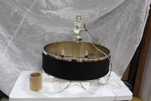 lot 1311 image: Tuxedo Chandelier 6-lamp 28Dx26H