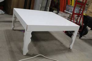 lot 1325 image: Modani Coffee Table White 32Wx32Dx16H