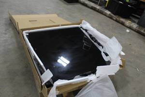 lot 1334 image: Modani Wood Coffee Table Black 32Wx32Dx16H (new in box)