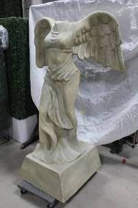 lot 1217 image: Angel Statue 26Wx29Dx67H