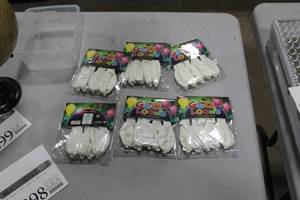 lot 1298 image: Lot of (6) Glo Loons 12 LED Light-Up Balloons 5-pack (in package)