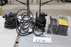 lot 1276 image: Lot of (2) Pond Pump with Nozzle Kit (in box)