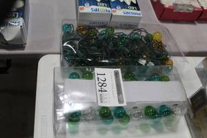 lot 1284 image: Lot of (2) World Market Seaside Bulb String Lights Set of 30 (in box)