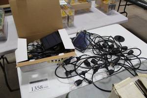 lot 1358 image: Lot of (2) Solar LED Heavy Duty String Lights 48 (in box)