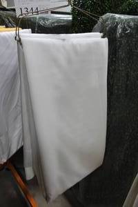 lot 1344 image: Lot of (2) Un-Cut Fabric White 60x24 60Lx24W