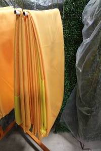 lot 1346 image: Lot of (2) Un-Cut Fabric Orange 60x24 60Lx24W