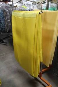 lot 1349 image: Lot of (2) Un-Cut Fabric Yellow 60x24 60Lx24W