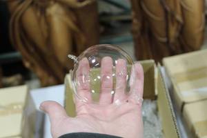 lot 1546 image: Lot of (18) Glass Ball 80mm
