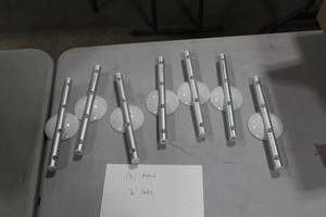 lot 1520 image: Lot of (7) Sylvania Light Flute Accent Lights